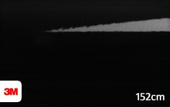 3M 1380 G212 Gloss Black Metallic plotterfolie