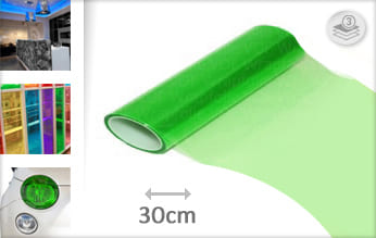 Groen lampen plotterfolie