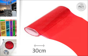 Rood lampen plotterfolie