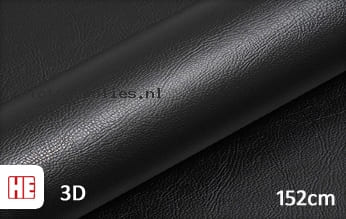 Hexis HX30PG889B Grain Leather Black Gloss plotterfolie