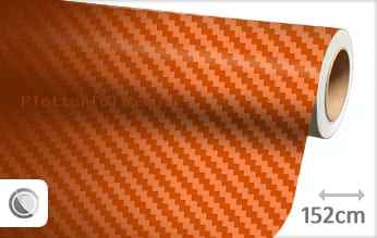 Oranje 3D carbon plotterfolie